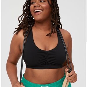 Aerie Medium Support Real Me Ruched Sports Bra, XL